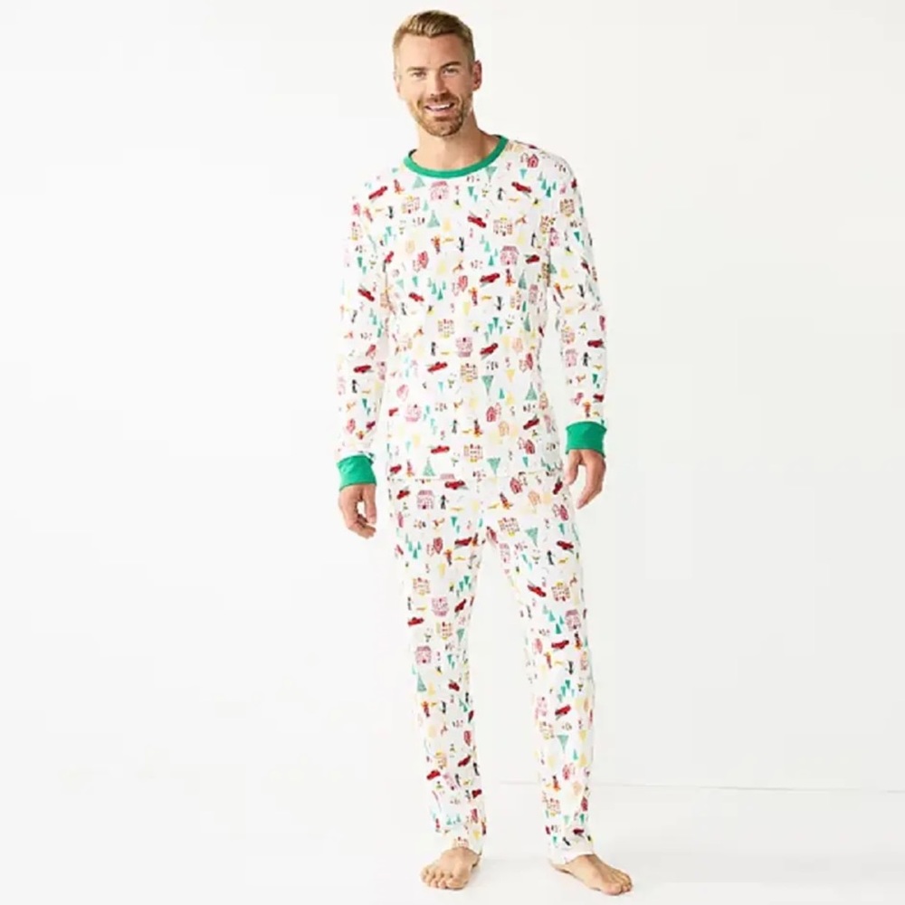 Lauren Conrad Holiday Village Pajama Set